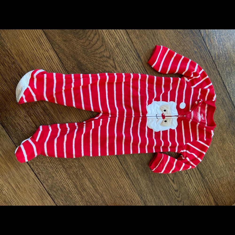 Cozy Christmas Footy one piece